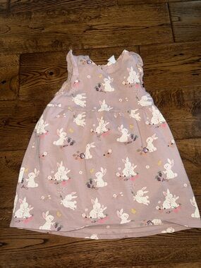 H&M Bunny Cotton Dress 12 Month